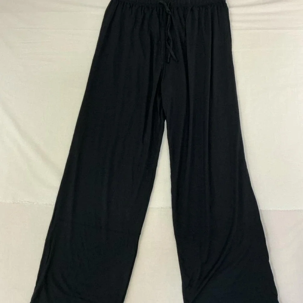 Comfy‎ black wide leg lounge pants